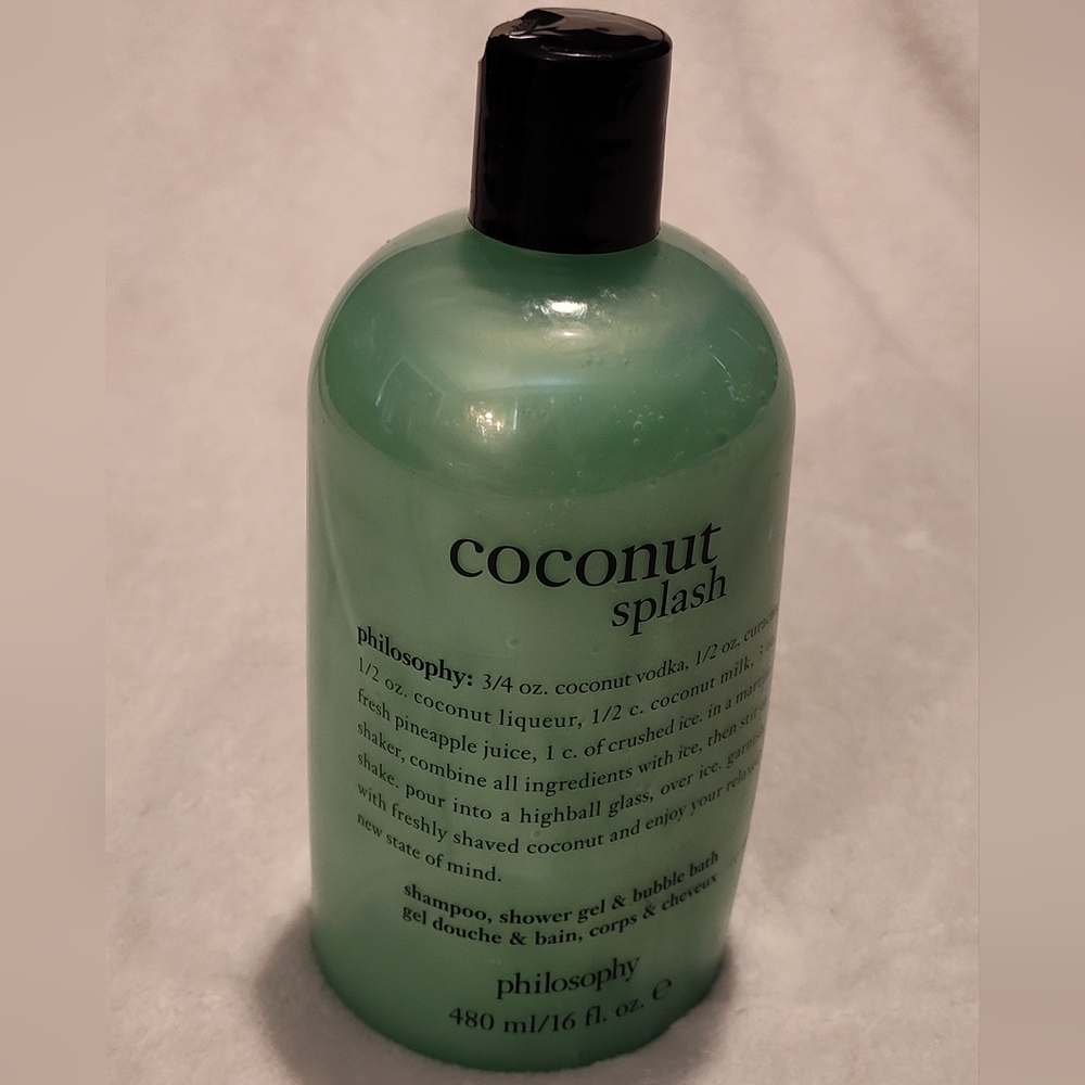NEW & SEALED!! Philosophy COCONUT SPLASH 16oz